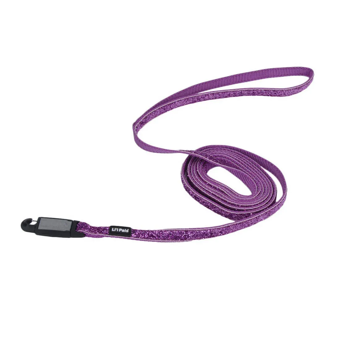 Li'l Pals® Dog Leash with Glitter Overlay, Purple