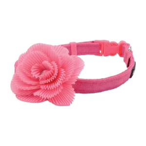 Li'l Pals® Microfiber Collar, Pink Flower, Petite X-Small