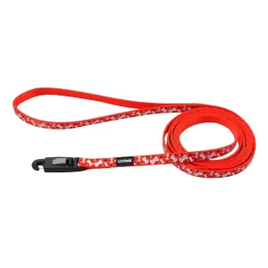Li'l Pals® Reflective Leash, Orange Bones