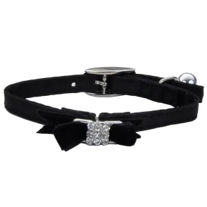 Li'l Pals® Safety Kitten Collar with Bow, Black