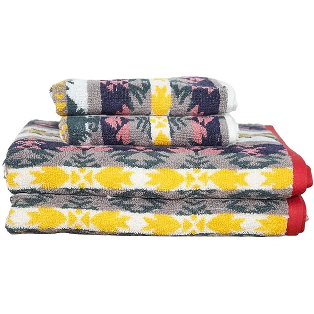 Lintex Lines Aztec Camp 3 Piece Towel Set