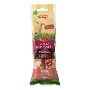 Living World Rabbit Honey Treat Sticks, 4-Ounce