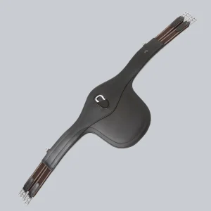 Lizzano Anatomic Leather Stud Girth Brown