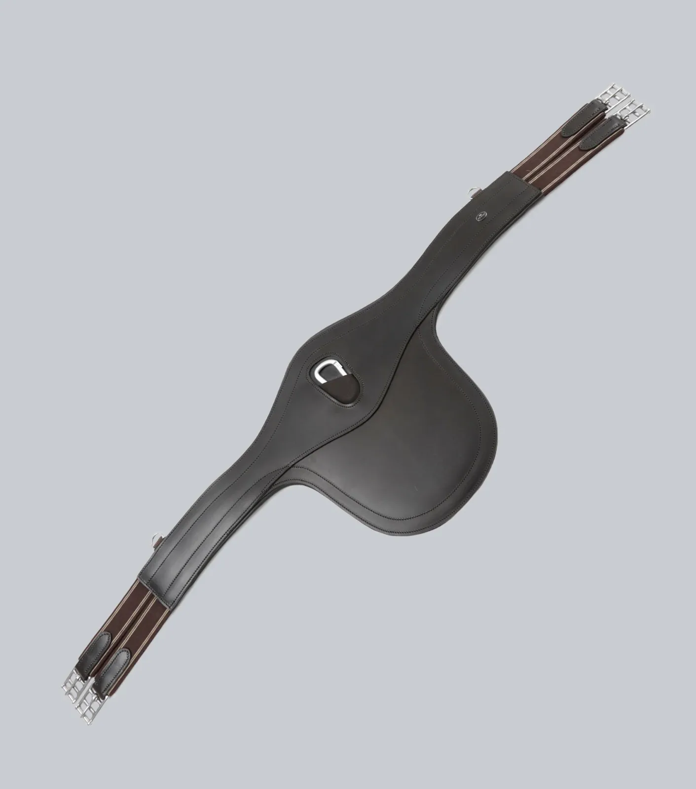 Lizzano Anatomic Leather Stud Girth Brown