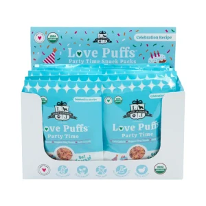 Lord Jameson Dog Love Puffs Tray Party Time, 12-Count