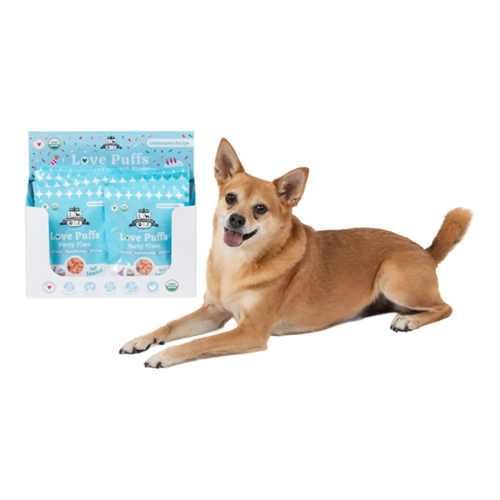 Lord Jameson Dog Love Puffs Tray Party Time, 12-Count - Image 2