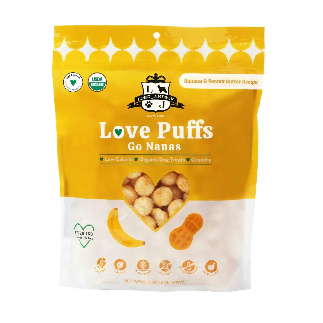 Lord Jameson Dog Puffs Go Nanas, 4 oz
