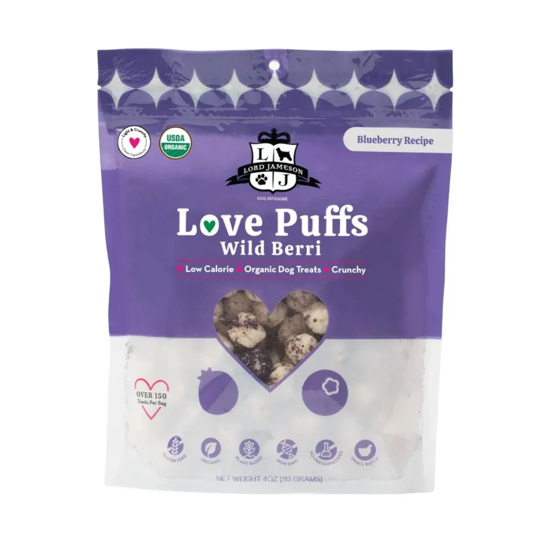 Lord Jameson Dog Puffs Wild Berri, 4 oz