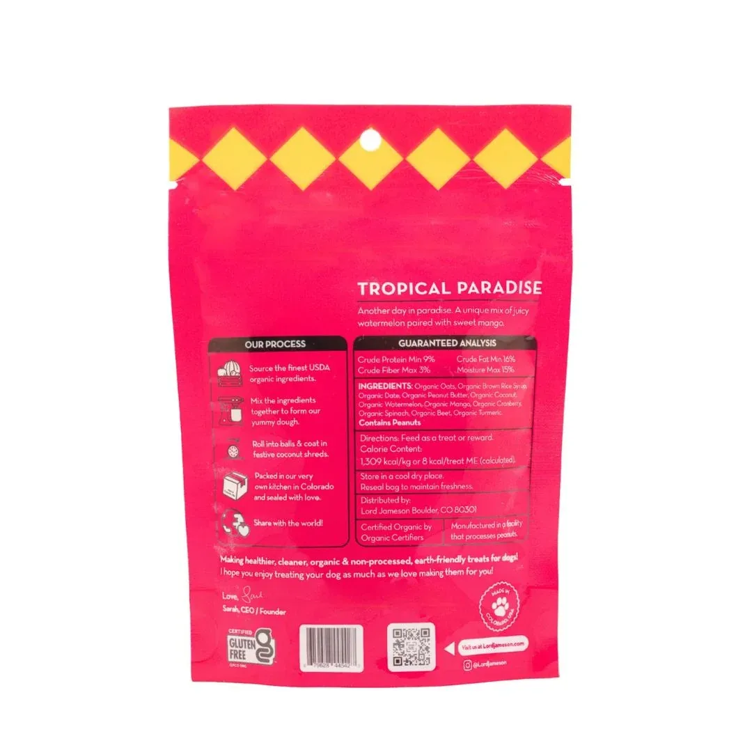 Lord Jameson Little Rewards Tropical Paradise Dog Treats Small Breed, 3 oz - Image 2