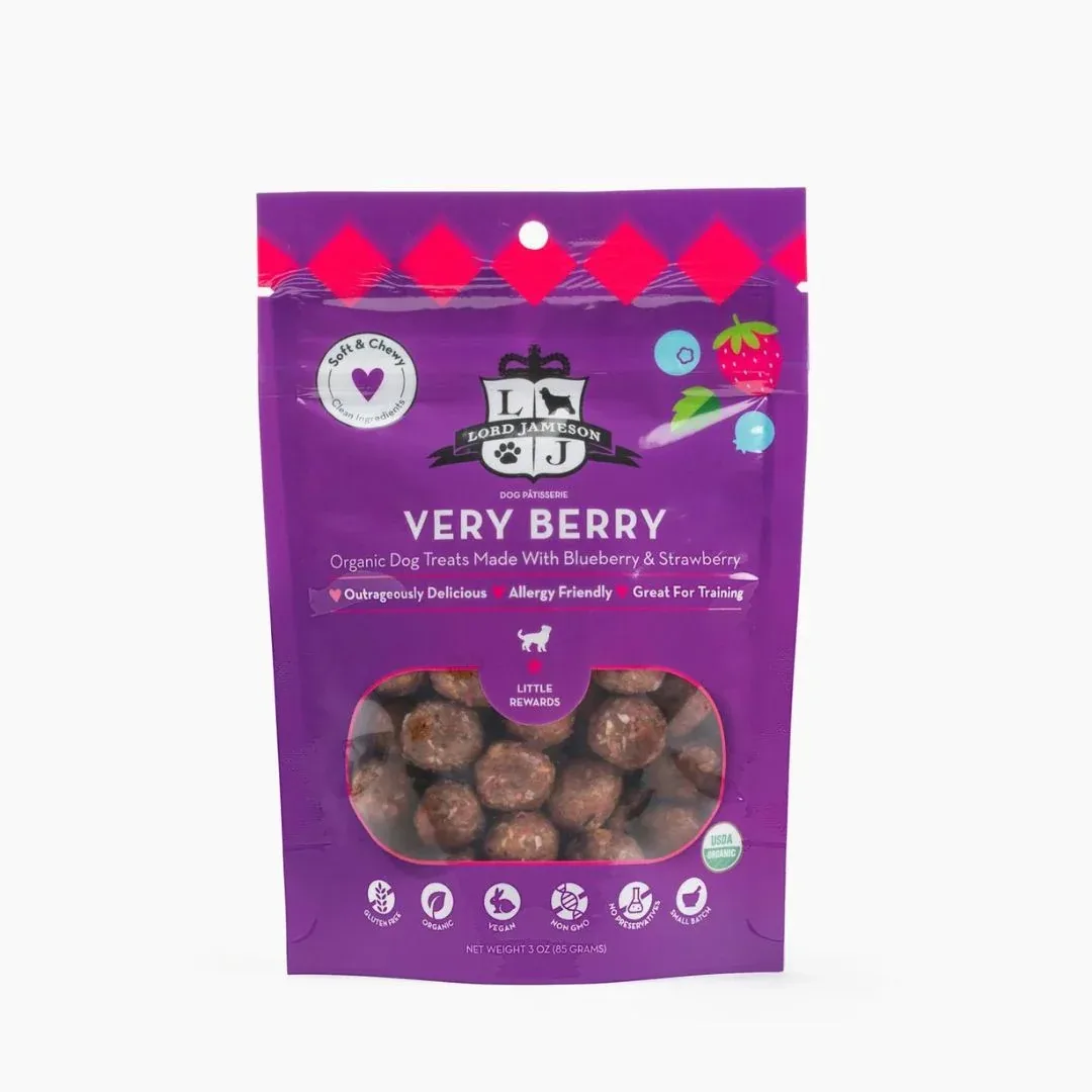 Lord Jameson Little Rewards Very Berry Dog Treats Small Breed, 3 oz