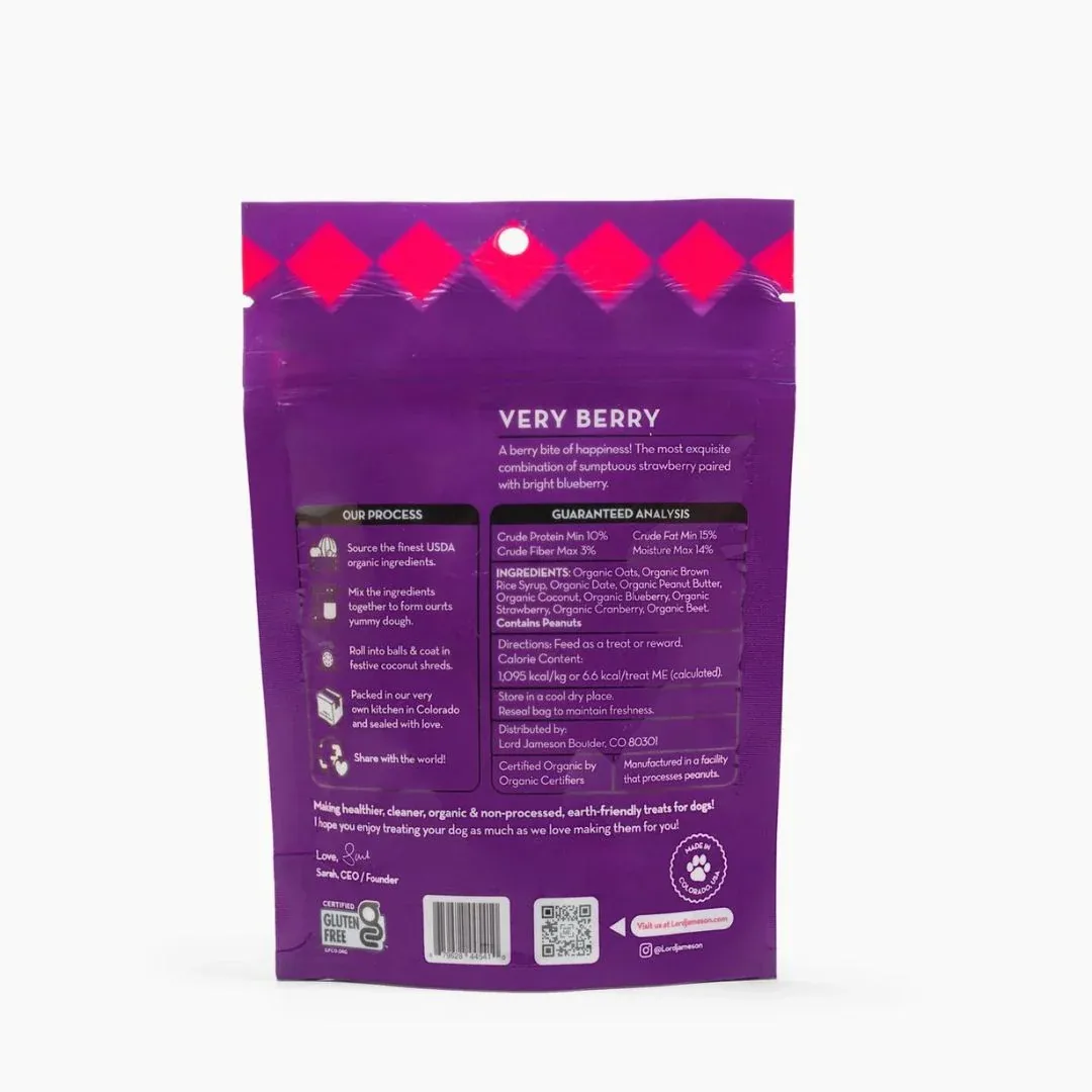 Lord Jameson Little Rewards Very Berry Dog Treats Small Breed, 3 oz - Image 2