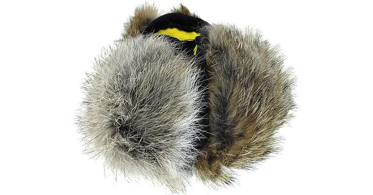 Lotus Ball with Rabbit Fur