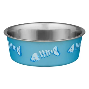 Loving Pets Bella Bowls Stainless Steel Small Blue Cat Bowl