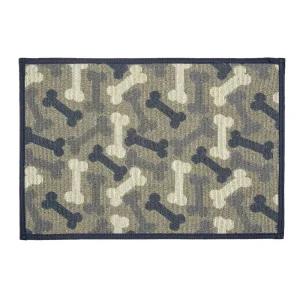 Loving Pets Bella Fashion Mats Bones, Denim
