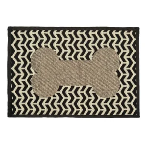 Loving Pets Bella Fashion Mats Geometric Bone, Brown