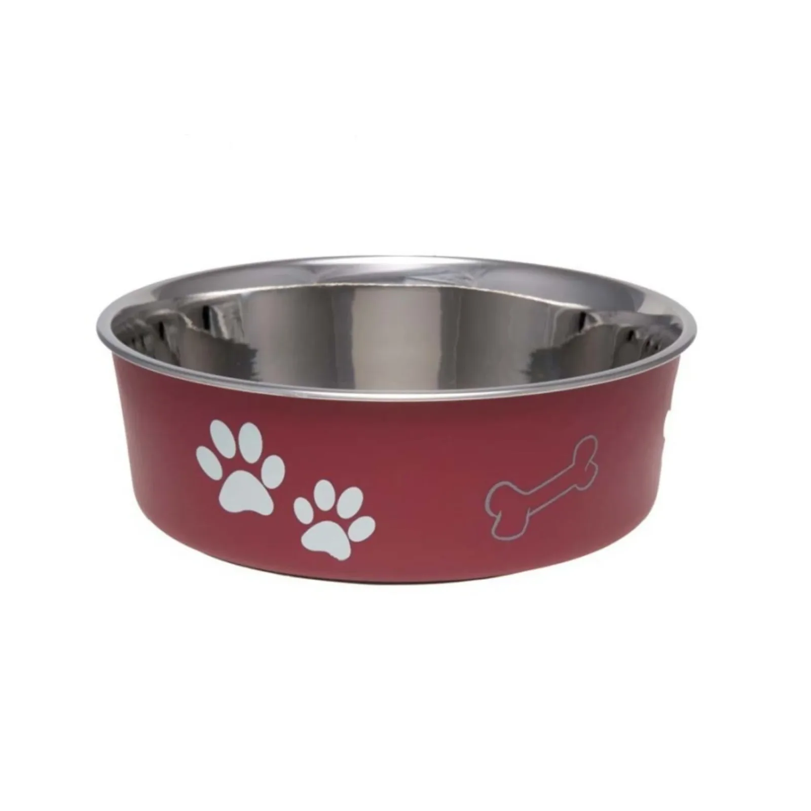 Loving Pets Classic Dog Bowl Merlot, Large