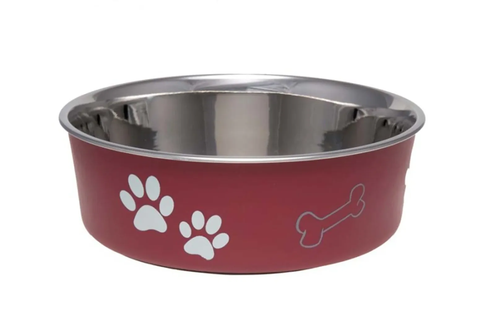 Loving Pets Classic Dog Bowl Merlot, Medium