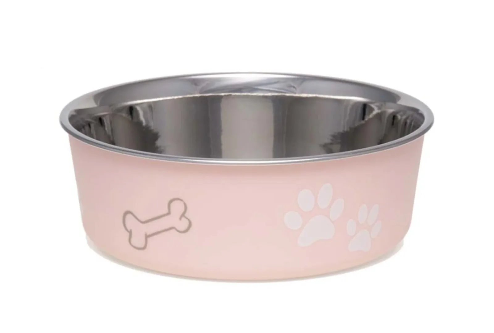 Loving Pets Classic Dog Bowl Paparazzi, Pink, Large