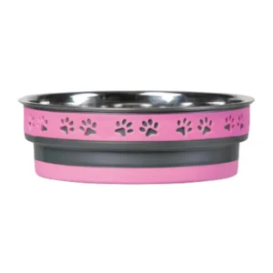 Loving Pets Corsa Pet Bowl Fiery Pink, Medium