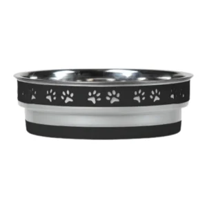 Loving Pets Corsa Pet Bowl Stealth, Black, Medium