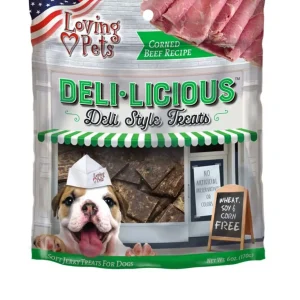 Loving Pets Deli-Licious Dog Treats Corned Beef 6 oz