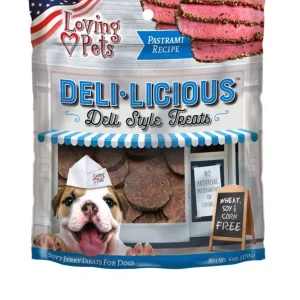 Loving Pets Deli-Licious Dog Treats Pastrami 6 oz