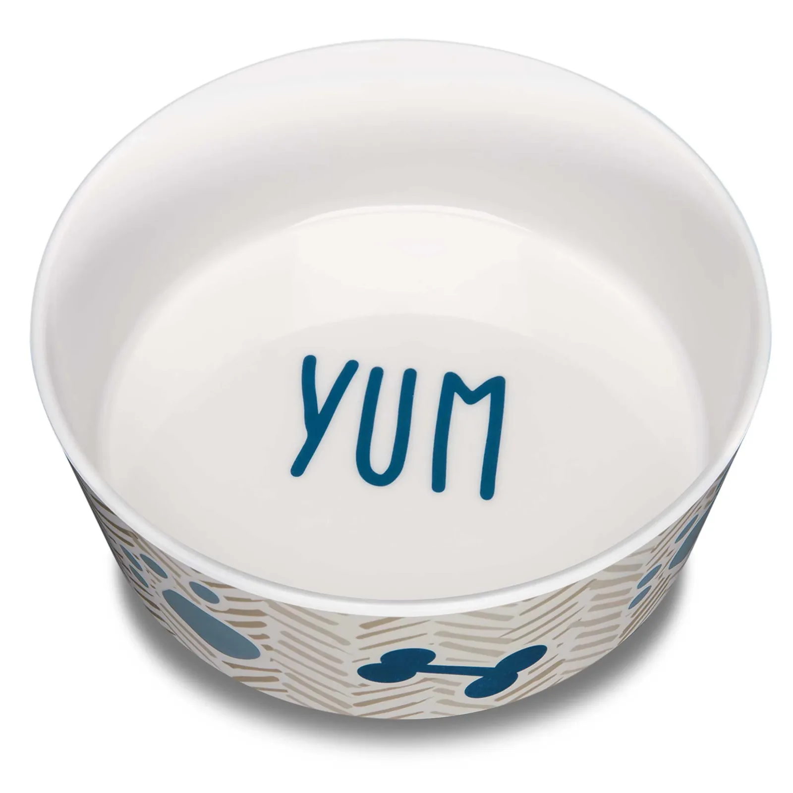 Loving Pets Dolce Moderna Bowl Yum Chevron, Large