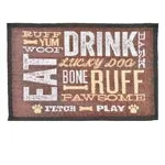 Loving Pets Fashion Mat Dog Day Expressions, Brown, White, Tan - Image 2