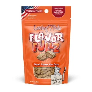Loving Pets Flavorfullz Filled Cat Treats Chicken, 3 oz