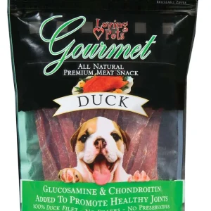 Loving Pets Gourmet Duck Filet Strips Dog Treats 12 oz