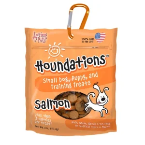 Loving Pets Houndations Small Dog Puppy Training Dog Treats Salmon, 4 oz
