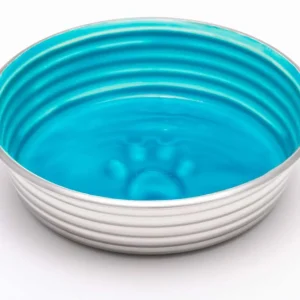 Loving Pets Le Bol Dog Bowl Seine, Blue, Small