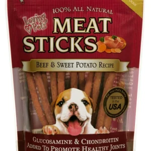 Loving Pets Meat Sticks Dog Treats Beef Sweet Potato, 5 oz