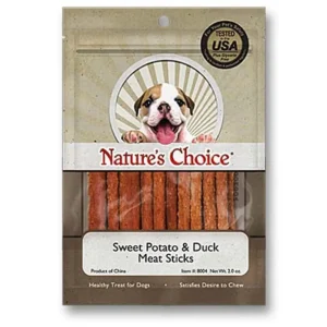 Loving Pets Meat Sticks Dog Treats Duck Sweet Potato, 2 oz