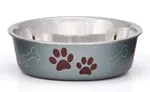 Loving Pets Metallic Dog Bowl Blueberry, Small - Image 2