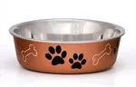 Loving Pets Metallic Dog Bowl Copper, Large - Image 2