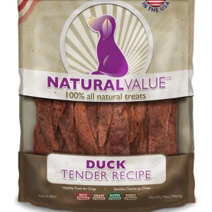 Loving Pets Natural Value Tender Dog Treats Duck, 14 oz