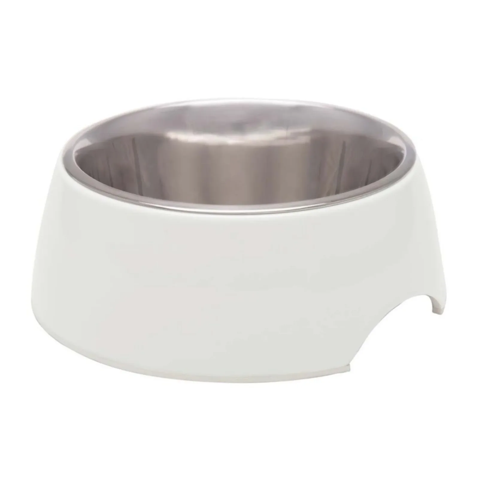 Loving Pets Retro Bowl White Medium