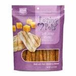 Loving Pets Soft Jerky Sticks Dog Treat Chicken Cheese, 6 oz - Image 2