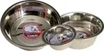Loving Pets Traditional Stainless Steel Dog Bowl, Silver, 1 pt - Image 2
