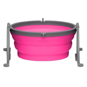 Loving Pets Travel Dog Bowl Pink, Small