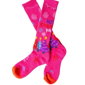 Lucky Chuck Merry Christmas Ya'll Socks