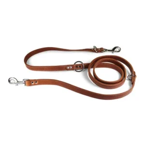 Luxe European Leather Dog Leash