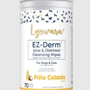 Lyxvara Dog easy Derm Wipes Pina Colada, 70-Count