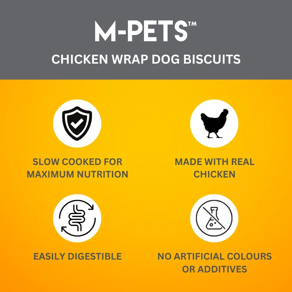 M PETS Chicken Wrap Biscuits Treats for Dogs - Image 2