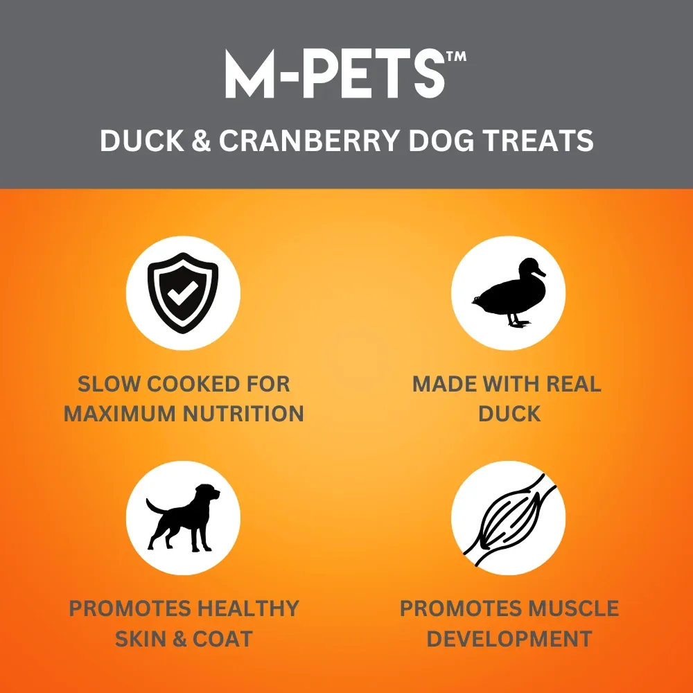 M PETS Duck & Cranberry Treats for Dogs - Image 2