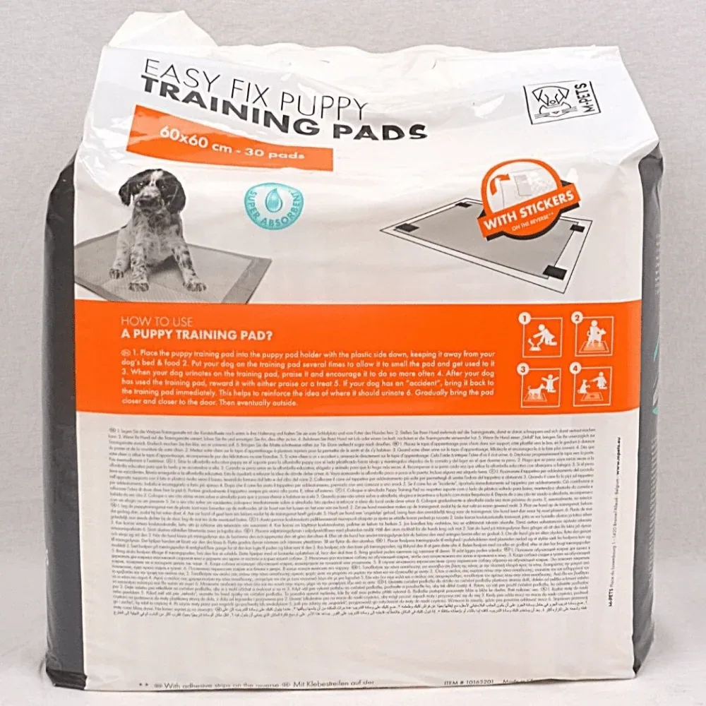 M Pets Easy Fix Puppy Training Pads With Stickers for Dogs (90x60cm) - Image 2
