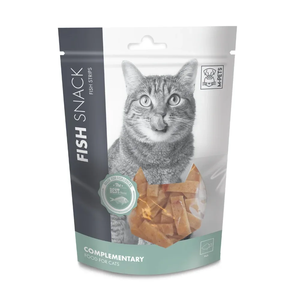 M PETS Fish Strips Treats for Cats