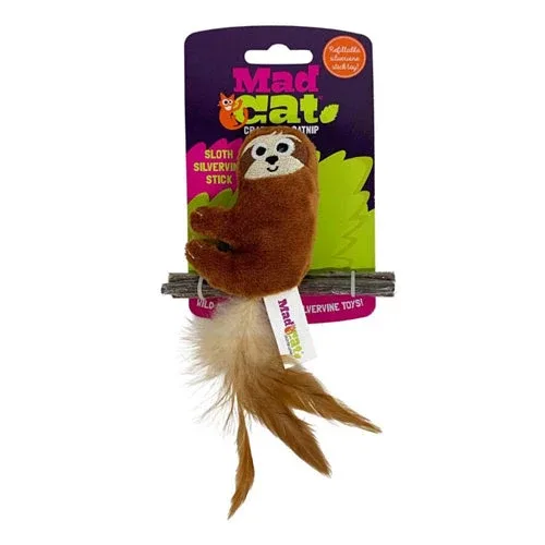 Mad Cat Sloth with Silvervine Cat Toy Small