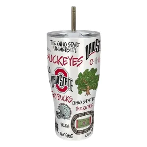 Magnolia Lane OSU Icon Metal Tumbler